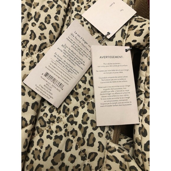 BEIS Elsa x Hosk Quilted Diaper Baby Tote Backpack Play Date Wild Child New - Picture 6 of 7